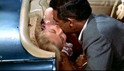 To Catch a Thief (1955)Beausoleil, Alpes-Maritimes, France, Cary Grant, Grace Kelly, car and kiss